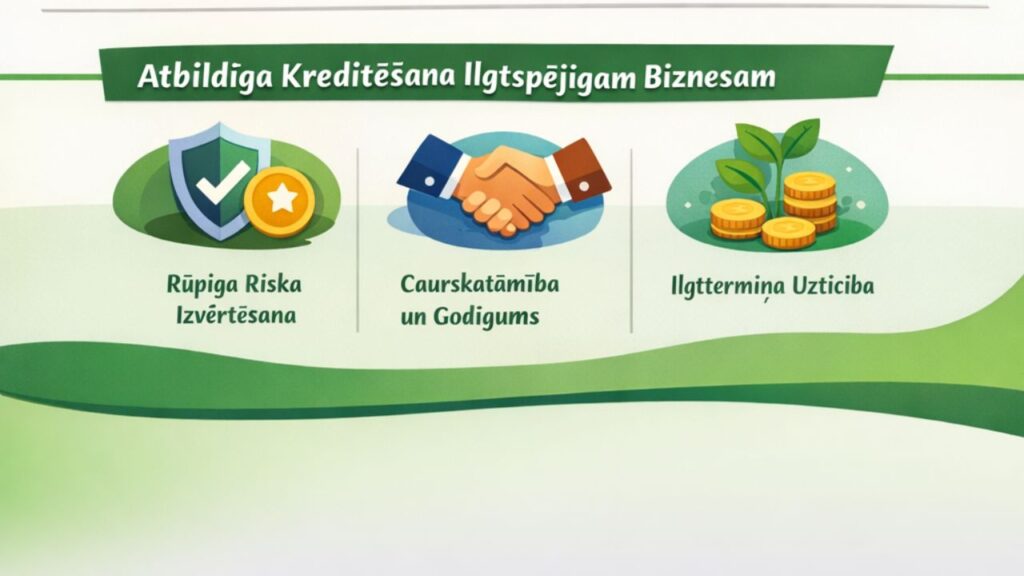 kreditesana ilgtspejigam biznesam